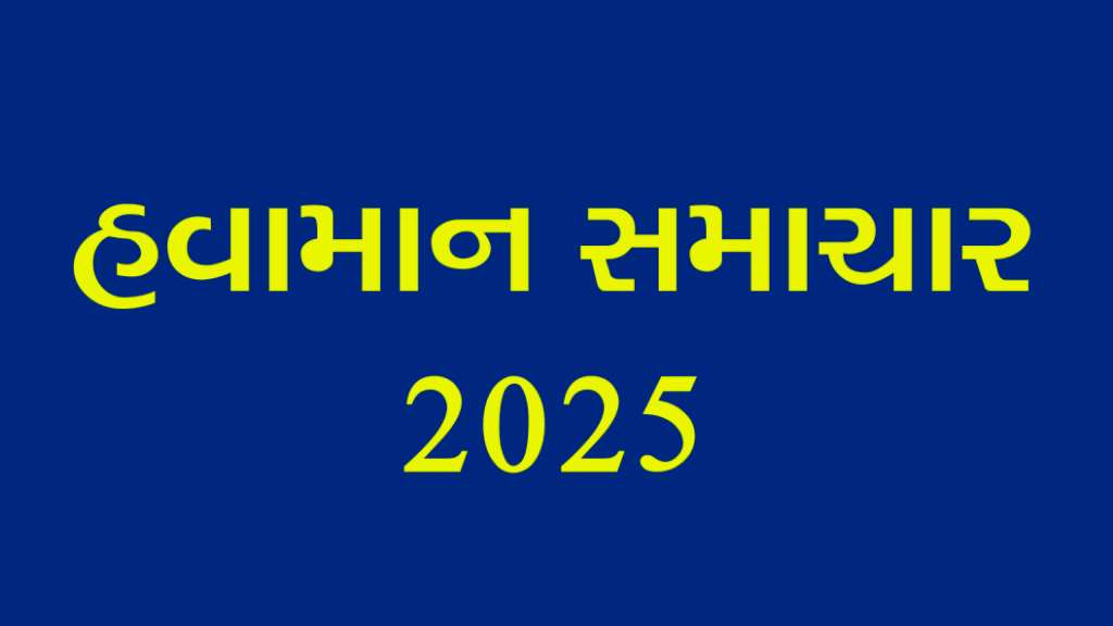 હવામાન સમાચાર 2025