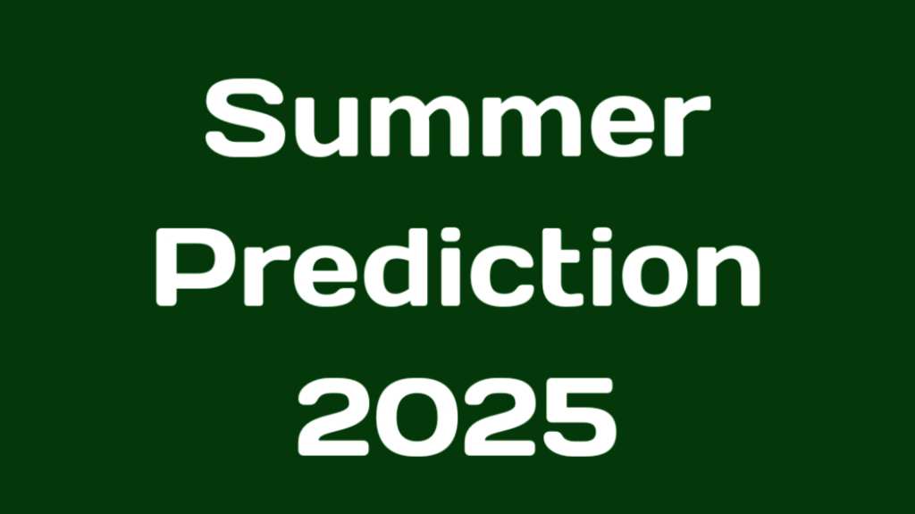 Summer prediction 2025