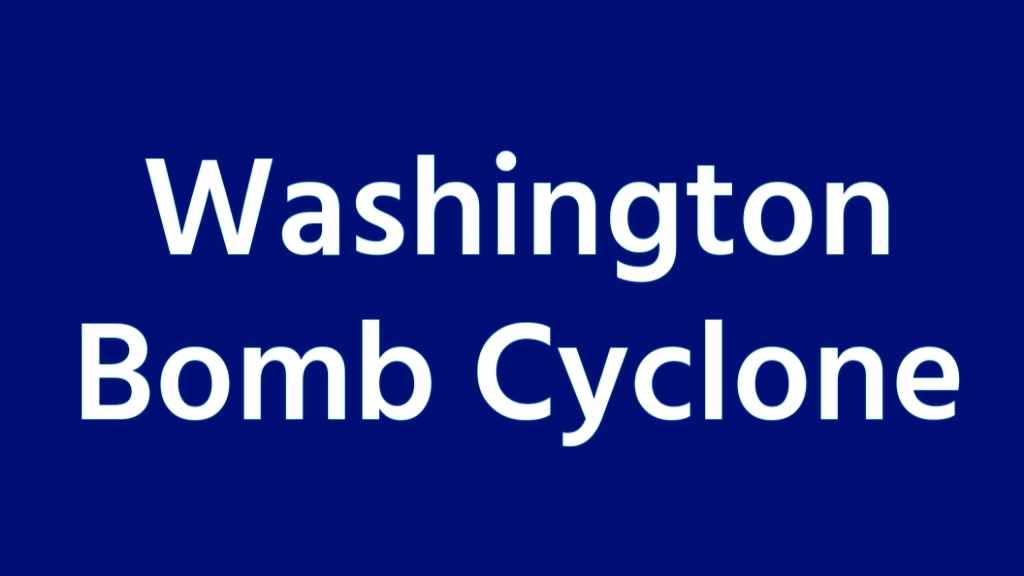 Washington bomb cyclone